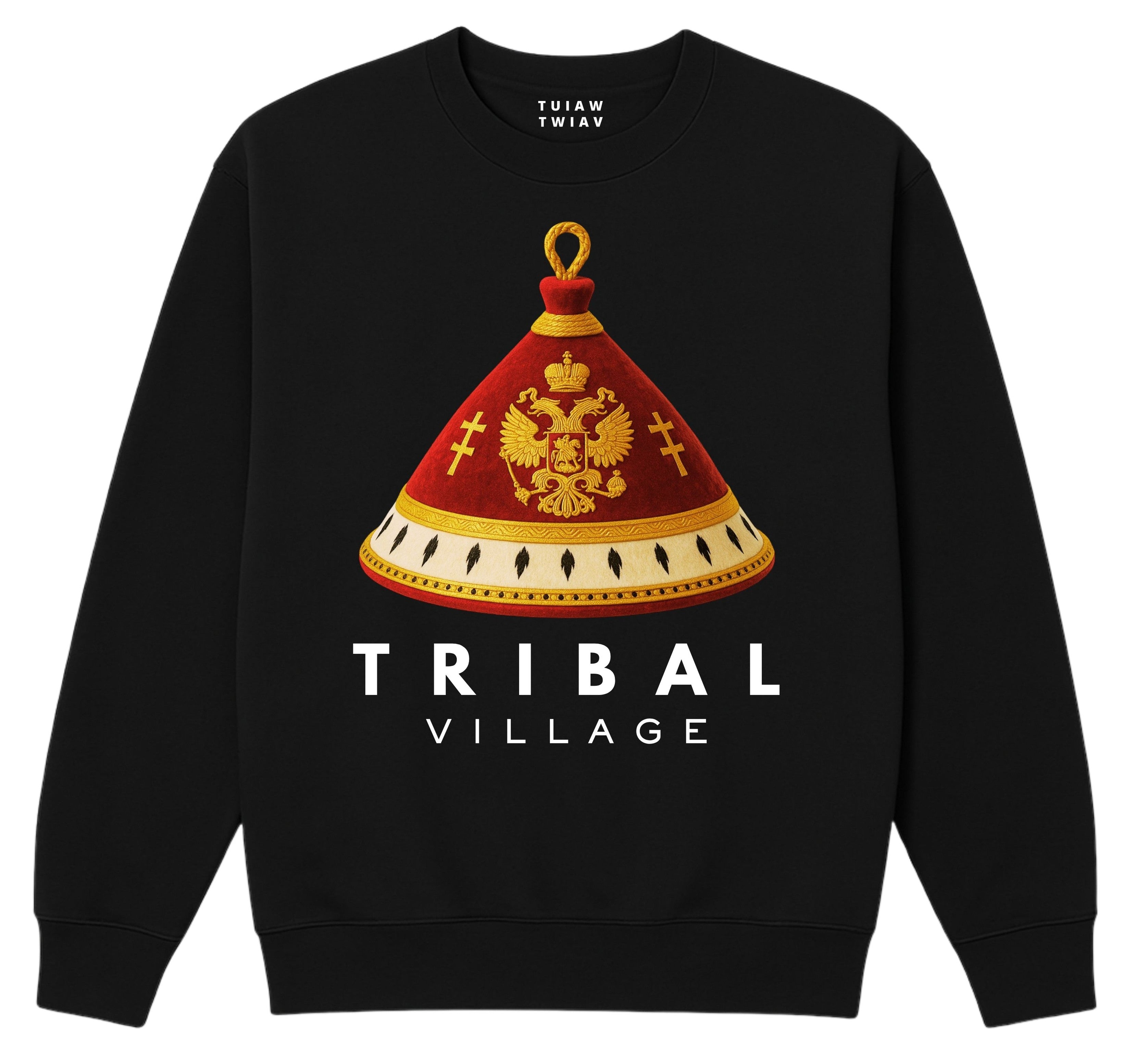 Afro-Fusion Heritage Crown | 2nd Edition | Unisex Sweatshirt